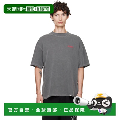 香港直邮Represent 男士 灰色 Printed Owners Club T恤 OCM41114