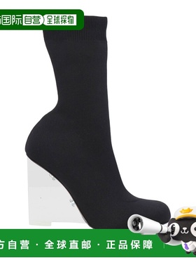 香港直邮mcqueen 亚历山大 麦昆 女士 脚踝靴 black黑色 舒适时尚