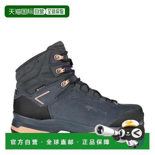 自营欧洲直邮LOWA Lady Light Evo GTX Ws女士海军蓝/桃色牛皮徒