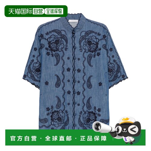 Zimmermann Aster 刺绣牛仔衬衫 8360TSS261RWBLU 【付后1h可退】