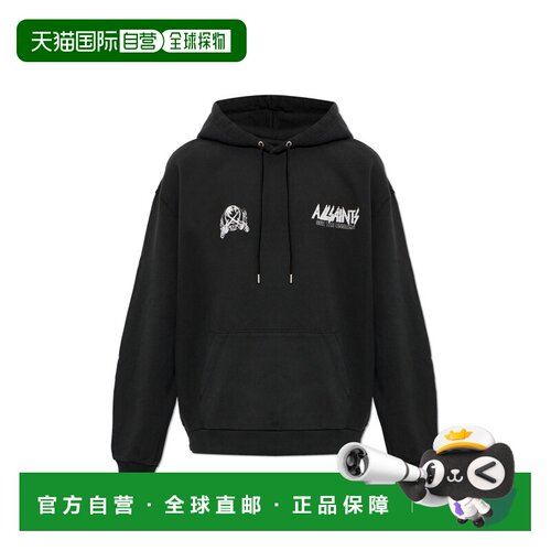 1h可退 香港直邮ALL SAINTS 男士卫衣 CHROMIUMM001NFWASHEDBLACK