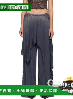 香港直邮Diesel 迪赛 女士 灰色 P-Kirpalong 长裤 A185450AGBA