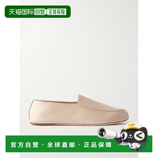 香港直邮Loro Piana 诺悠翩雅 女士 Anton Walk 一脚蹬平底鞋皮质