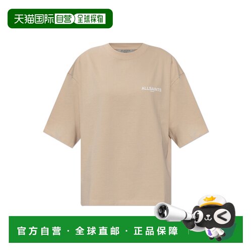1h可退 香港直邮ALL SAINTS 女士T恤 GUARDIANAMELIEW101JBSANDYW
