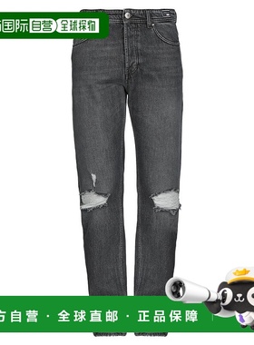 1h可退 香港直邮Versace Jeans 范思哲 男士 牛仔长裤 grey灰色