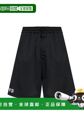 1h可退 香港直邮Y-3 男士 黑色短裤 KF1083 black黑色 舒适时尚