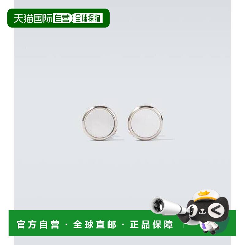 香港直邮armani 阿玛尼 男士 纯银袖扣 white白色 舒适时尚