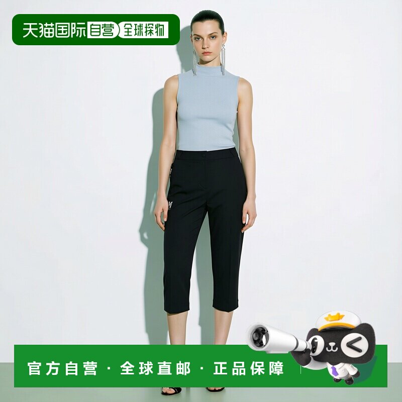 自营欧洲直邮Millet觅乐 UBIC 女款运动休闲裤 黑色七分裤登山裤