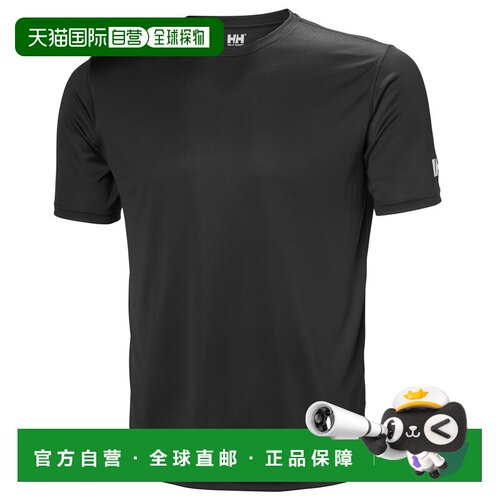欧洲直邮HELLY HANSEN 男士户外T恤 0142358EBONY【付后1h可退】