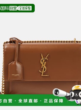 1h可退 香港直邮Saint Laurent 圣罗兰 女士 Sunset 中号皮革肩包
