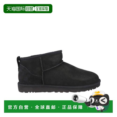 香港直邮UGG 男士靴子 1137391MBLK AW2025 黑色 圆头短筒靴