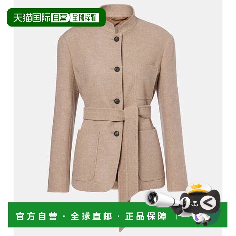1h可退 香港直邮MaxMara 麦斯玛拉 女士 Falla 羊绒夹克