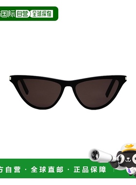1h可退 香港直邮Saint Laurent 圣罗兰 女士 太阳眼镜 black黑色
