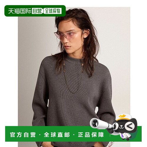 香港直邮Golden Goose Deluxe Brand logo圆领针织套衫 GWP00951.