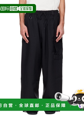 香港直邮Y-3 男士 黑色 Sport Uniform Straight 工装裤 KE3884