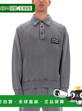 1h可退 香港直邮versace 范思哲 男士 带Logo卫衣 79GAIE00CF00E8