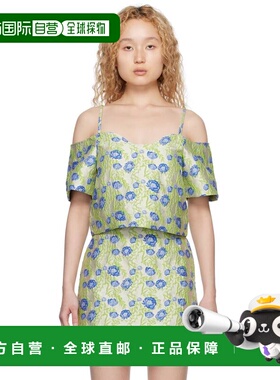 1h可退 香港直邮GANNI 甘尼 女士 灰色 Floral 上装 F7859873G