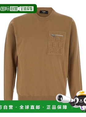 香港直邮Fendi 长袖圆领套衫 FZE035ATMO毛衣男装