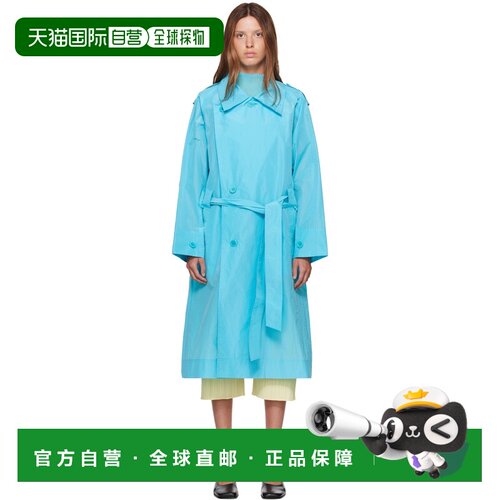 香港直邮Issey Miyake 三宅一生 女士 蓝色 Correlation 大衣 IM6