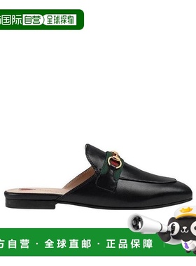 香港直邮Princetown系列皮革拖鞋 Women crov古驰单鞋半拖鞋