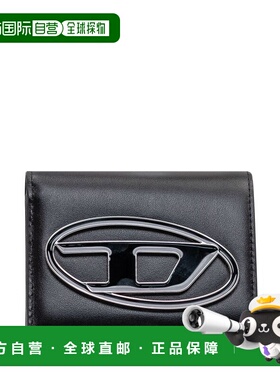 香港直邮Diesel 迪赛 女士 Portafogli Nero 钱包 X10390PR818
