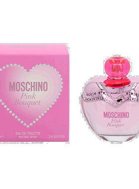 欧洲直邮MOSCHINO莫斯奇诺粉色花束女士魅力香水EDT100毫升正品