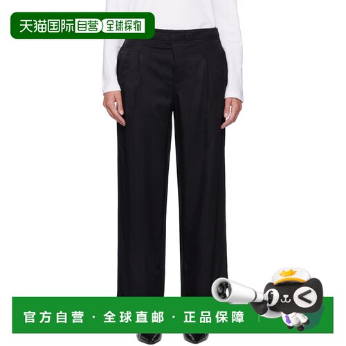 香港直邮Our Legacy 女士 黑色 Robe 长裤阔腿裤西装裤 W4254RF
