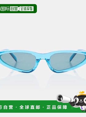 1h可退 香港直邮Celine 思琳 女士 猫眼太阳眼镜 001392 blue蓝色