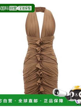 香港直邮Saint Laurent 露背连衣裙 811012Y7I21