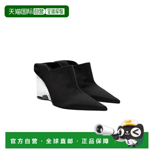 1h可退 美国直邮alaia 女士 坡跟凉拖 AA3M3008A024 black黑色 舒