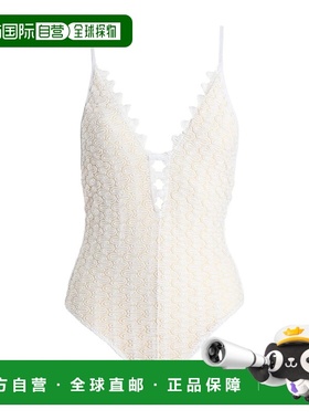 1h可退 香港直邮MISSONI 米索尼 女士 One-piece 泳衣 white白色