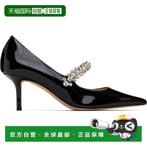 1h可退 香港直邮Jimmy Choo 周仰杰 女士 黑色 Bing 65 高跟鞋 BI