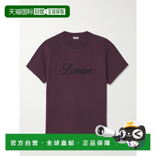 LOEWE 罗意威 女士 刺绣棉针织T恤上衣 S359Y22XA【付后1h可退】