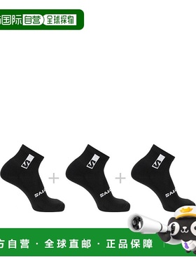 欧洲直邮SALOMON 男士袜子 LC2086600BLACKBLACKBLACK萨洛蒙