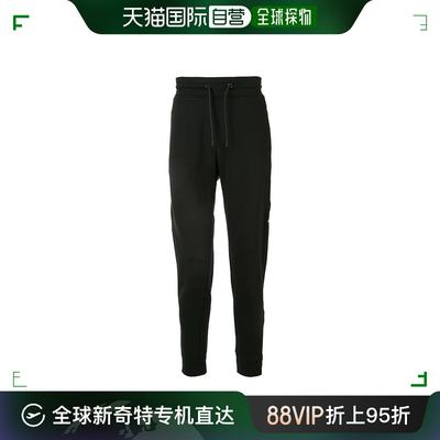 香港直邮Emporio Armani 黑色侧条纹运动裤 3H1P741J36Z