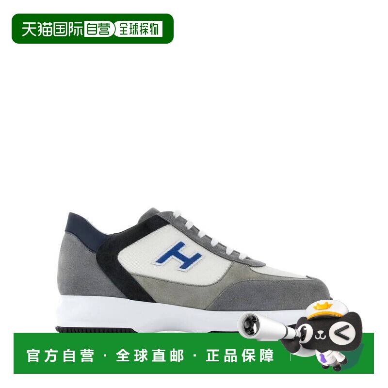 1h可退 香港直邮HOGAN 男士运动鞋 HXM00N0Q101QH60SUC SS2024 白