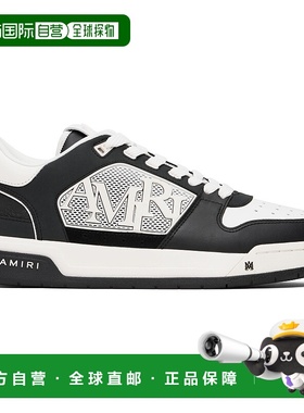 1h可退 香港直邮AMIRI 男士 黑色 & 白色 Classic Low 运动鞋 AMF