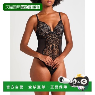 香港直邮Wolford 女士 内衣连体衣 black黑色 舒适时尚性感吊带