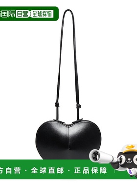 1h可退 香港直邮Alaia 女士 Le Coeur 皮革斜挎包 black黑色 舒适