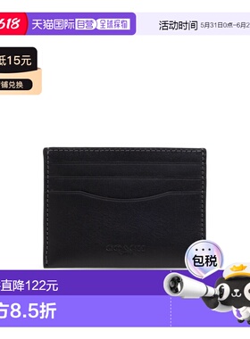 1h可退 欧洲直邮Coach蔻驰 男士卡包卡夹CZ0000BLK新款钱包