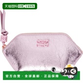 香港直邮GANNI 零钱包 甘尼 粉色 1h可退 Crushed 女士 Bou B3010