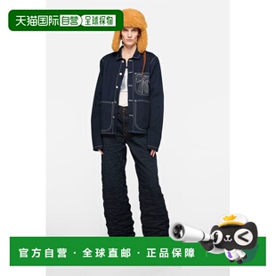 FW25男女通用靛蓝色棉夹克牛仔工装 自营欧洲直邮Acne Studios