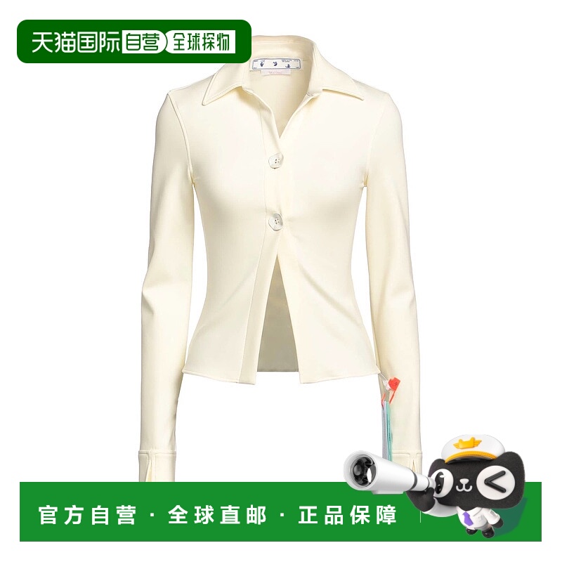 1h可退 香港直邮Off-white 女士 Blouses 纯色衬衫 beige米色 舒