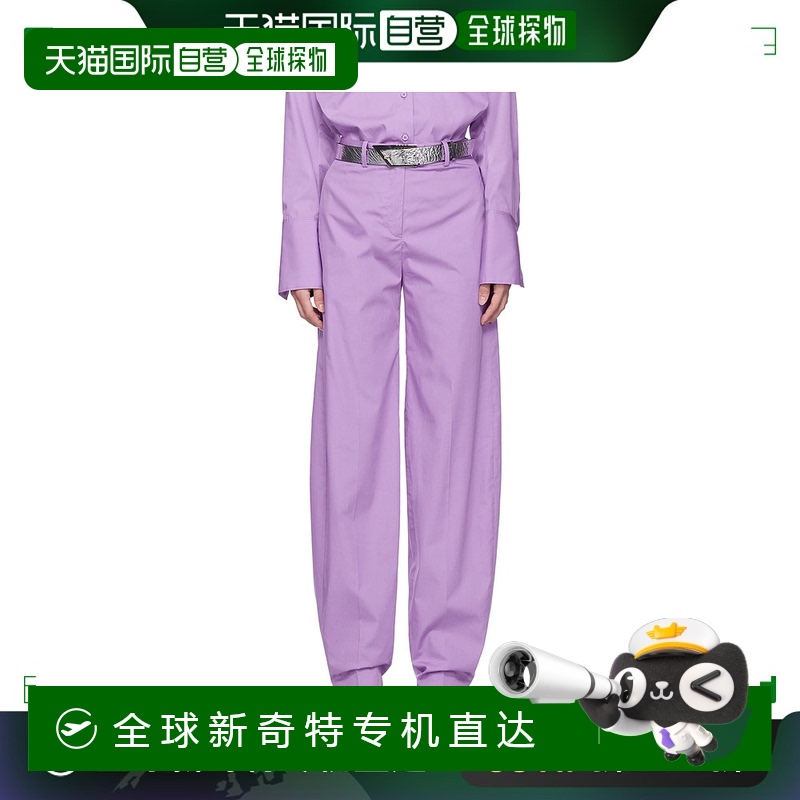 香港直邮The Attico 女士 紫色 Jagger 长裤 237WCP43C069