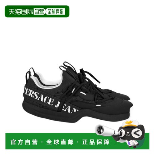 1h可退 香港直邮VERSACE 男士运动鞋 80YA3SN2ZSE10899 SS2026 黑