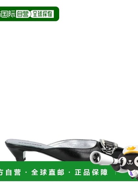 香港直邮Dsquared2 二次方 女士 Mules 木屐 black黑色 舒适时尚