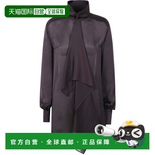 1h可退 香港直邮SACAI 女士连衣裙 2507975601 AW2025 棕色 SATIN
