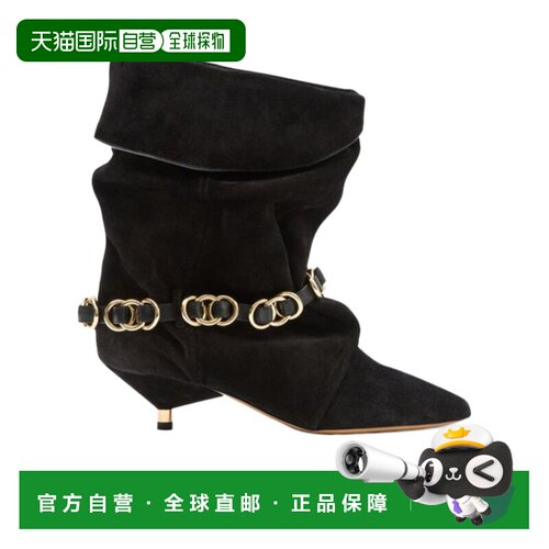 Isabel Marant 褶皱珠宝踝靴 IMA3ZS35 支付后1h可退