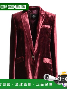 香港直邮Etro 艾特罗 女士 西装外套 red红色 舒适时尚