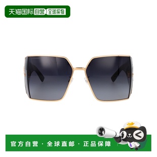 1h可退 香港直邮Dsquared2 二次方 女士 玫瑰金色金属太阳眼镜 D2